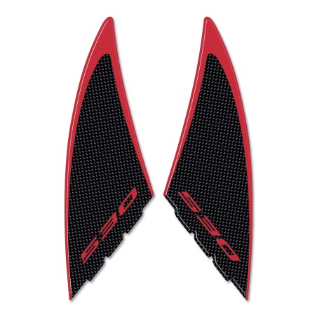2 STICKERS 3D gel stickers compatible for YAMAHA Tmax 530 carbon ergal scooter