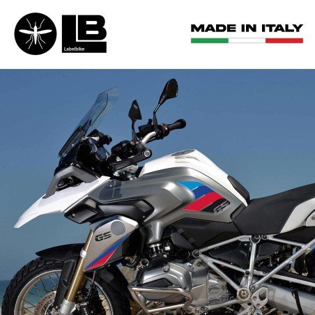 2 ADESIVI 3D PROTEZIONI LATERALI RALLY compatibile per MOTO BMW GS R1200 2013-2016