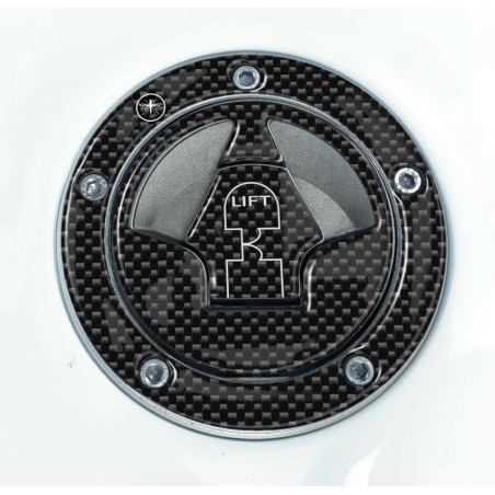 ADESIVO RESINA 3D CARBONIO PROTEZIONE TAPPO SERBATOIO compatibile MOTO KAWASAKI