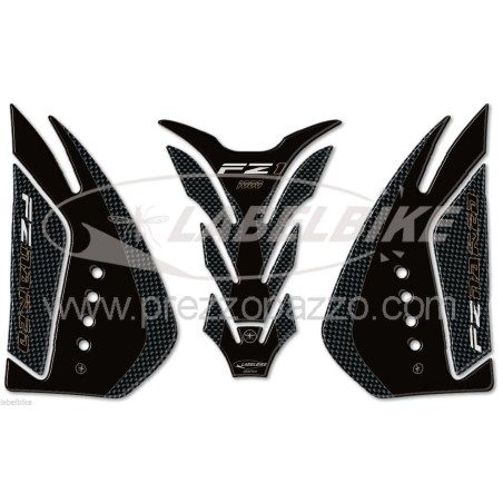 Kit ADESIVI in RESINA GEL 3D PROTEZIONI compatibili per moto YAMAHA FZ1 Carbonio