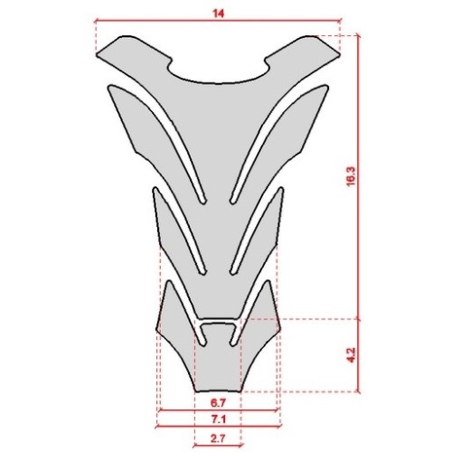 PARASERBATOIO in GEL 3D BLU PROTEZIONE SERBATOIO compatibile per MOTO GSXR GSX-R 2