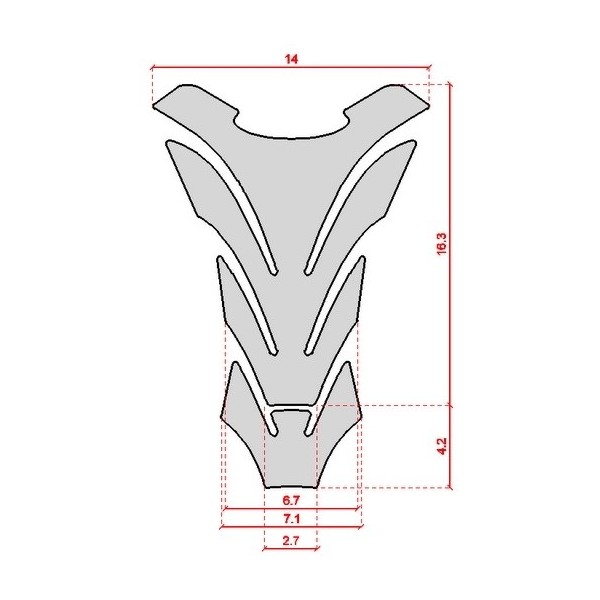 PARASERBATOIO in GEL 3D BLU PROTEZIONE SERBATOIO compatibile per MOTO GSXR GSX-R