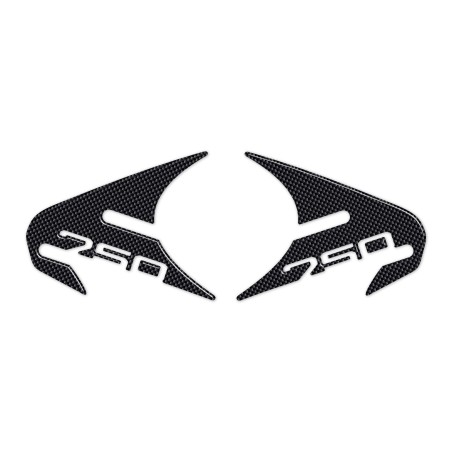 2 ADHESIVOS DE RESINA 3D PARA PROTECCIÓN DE ESQUINAS DE CARENADOS compatibles con HONDA INTEGRA 750
