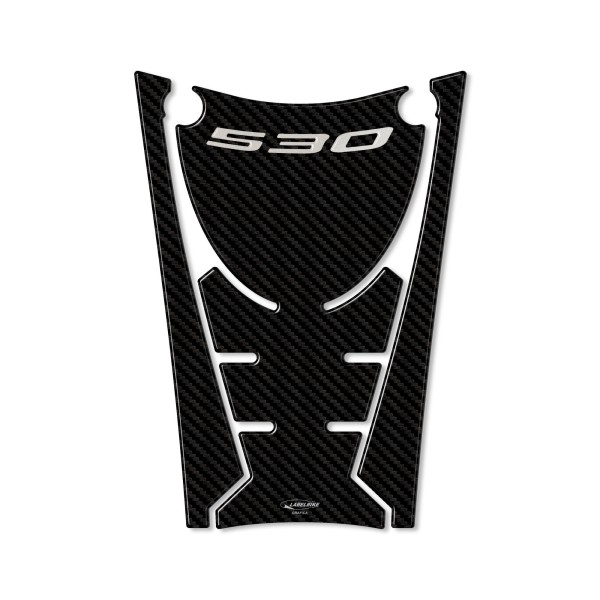 3D-Harzaufkleber für die vordere Fußstütze, kompatibel mit Yamaha Tmax 530 2017–2019