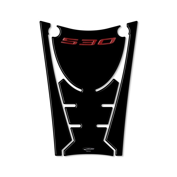 3D-Harzaufkleber für die vordere Fußstütze, kompatibel mit Yamaha Tmax 530 2017–2019