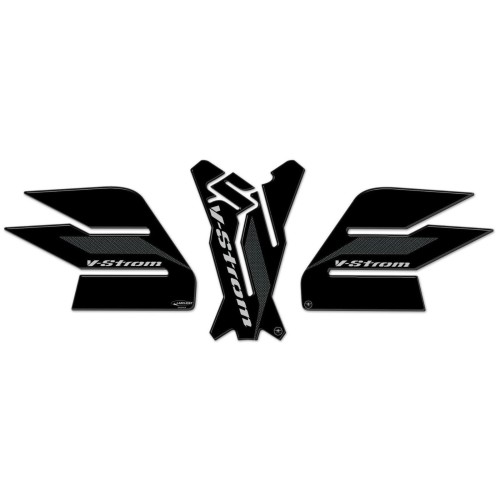 KIT 3 adesivi PROTEZIONI SERBATOIO compatibili per MOTO SUZUKI V-STROM 650 17-22
