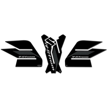 KIT 3 adesivi PROTEZIONI SERBATOIO compatibili per MOTO SUZUKI V-STROM 650 17-22