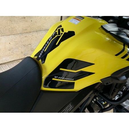 KIT 3 adesivi PROTEZIONI SERBATOIO compatibili per MOTO SUZUKI V-STROM 650 17-22