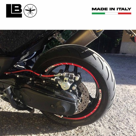 TIRAS ADHESIVAS PARA LLANTAS compatibles con scooters YAMAHA TMAX 2008-2016 aniversario