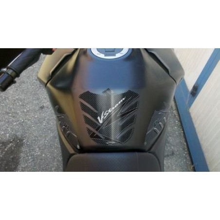 PROTECCIÓN DEPÓSITO ADHESIVO 3D RESINA GEL CARBONO compatible para MOTO SUZUKI V-STROM