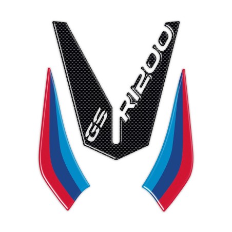 KIT ADHESIVOS GEL 3D PARA PROTECCIÓN DELANTERA compatible con MOTO BMW GS R1200 del 2013-16