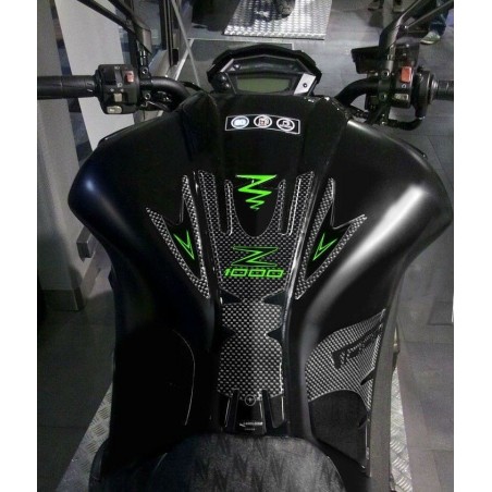 KIT ADESIVI gel PROTEZIONI compatibili per moto KAWASAKI Z1000 2014-2020 verde