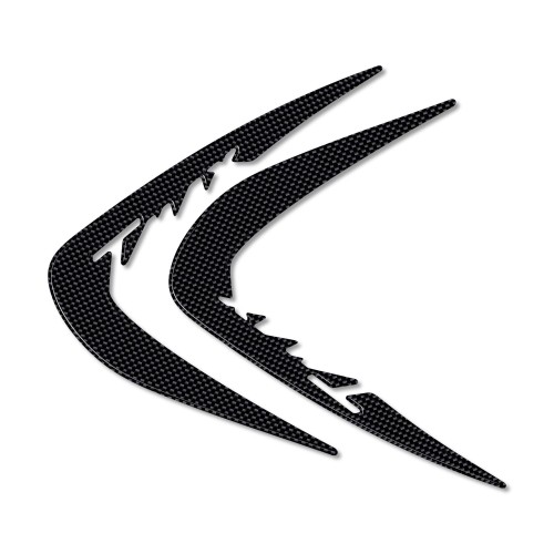 2 PEGATINAS ADHESIVAS 3D PARA ESQUINAS compatibles para T MAX YAMAHA TMAX 2001-2007