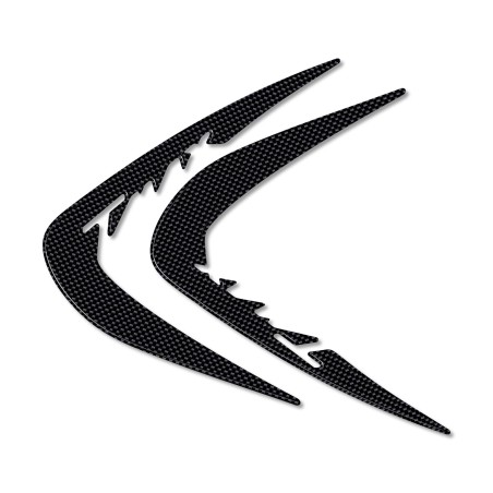 2 PEGATINAS ADHESIVAS 3D PARA ESQUINAS compatibles para T MAX YAMAHA TMAX 2001-2007