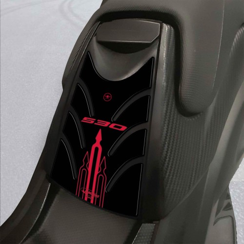 PROTECCIÓN PUERTA DE COMBUSTIBLE TMAX 530 PEGATINA 3D para YAMAHA SCOOTER T MAX 2012-16