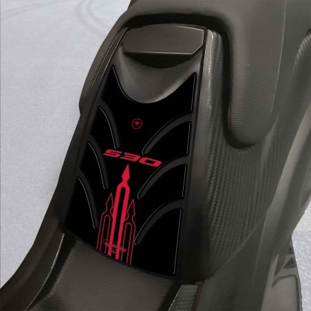 PROTECCIÓN PUERTA DE COMBUSTIBLE TMAX 530 PEGATINA 3D para YAMAHA SCOOTER T MAX 2012-16
