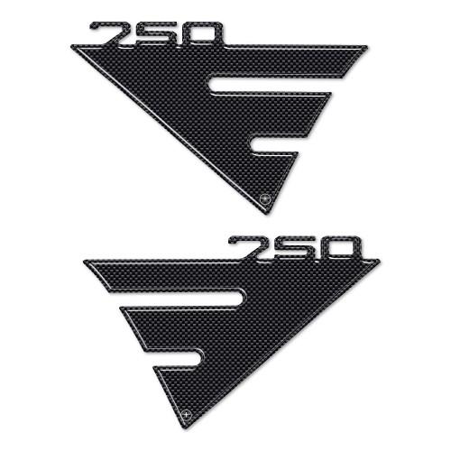 2 Adesivi in resina 3D Protezione Fianchi compatibili per moto Honda Integra 750