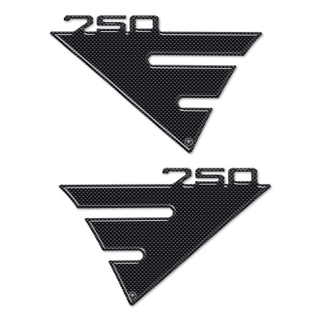 2 Adesivi in resina 3D Protezione Fianchi compatibili per moto Honda Integra 750