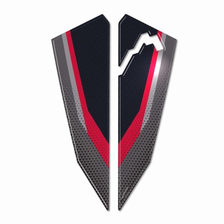 Adesivi 3D protezioni muso frontale moto compatibili con Honda Transalp 2023