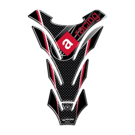 PARASERBATOIO ADESIVI CARBONIO PROTEZIONE SERBATOIO 3D per MOTO APRILIA racing