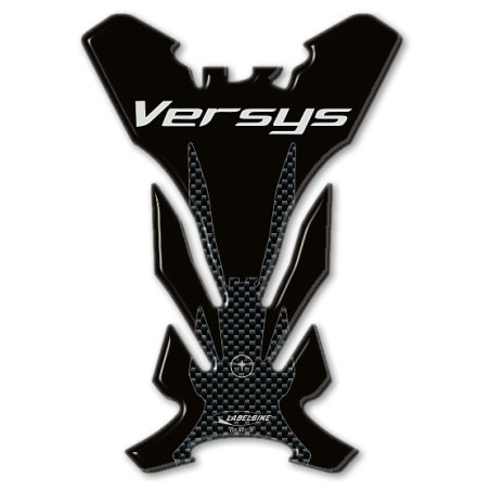 PARASERBATOIO ADESIVO/STICKER 3D RESINA GEL compatibile per MOTO KAWASAKI VERSYS