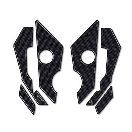 Stickers 3D Motorcycle heel protectors compatible with Honda Transalp XL750 2023