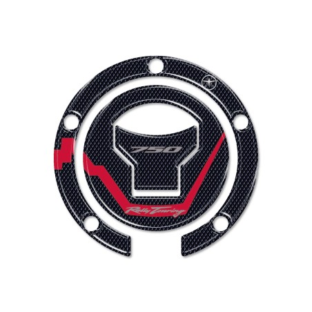 Adesivo 3D protezione tappo serbatoio moto compatibile con Honda Transalp 2023