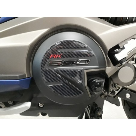 2 Adhesivos Protección Carter Resina Compatible Scooter Kymco Ak 550 2017-2022