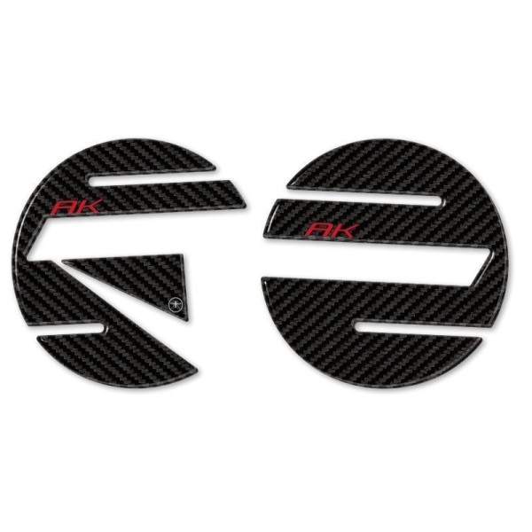 2 Resin Crankcase Protection Stickers Compatible with Kymco Ak 550 2017-2022 Scooter