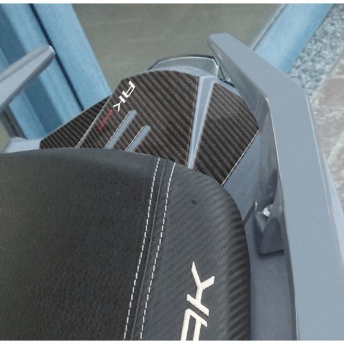 Adhesivo trasero de resina compatible con scooter Kymco Ak 550 2017-2022 Look Carbono