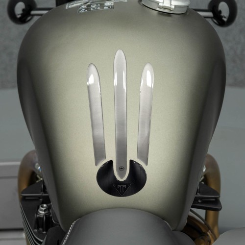 TANK PAD ADESIVI RESINA 3D PARASERBATOIO compatibile per MOTO TRIUMPH classics