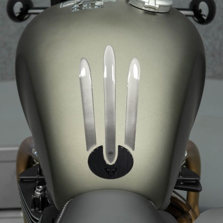 TANK PAD ADESIVI RESINA 3D PARASERBATOIO compatibile per MOTO TRIUMPH classics