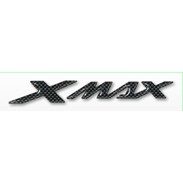2 ADESIVI/STICKERS 3D SCRITTA XMAX compatibili per SCOOTER YAMAHA X MAX 2010-2024