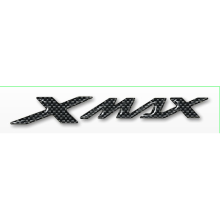 2 PEGATINAS 3D/STICKERS XMAX ESCRITURA compatibles para YAMAHA SCOOTER X MAX 2010-2024