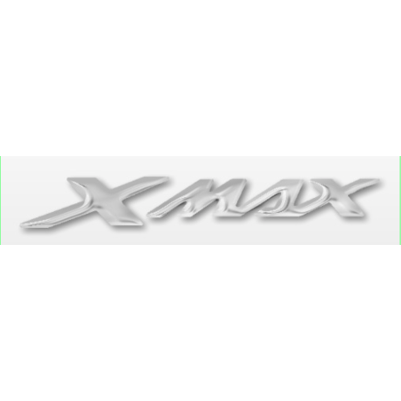 2 ADESIVI/STICKERS 3D SCRITTA XMAX compatibili per SCOOTER YAMAHA X MAX 2010-2024