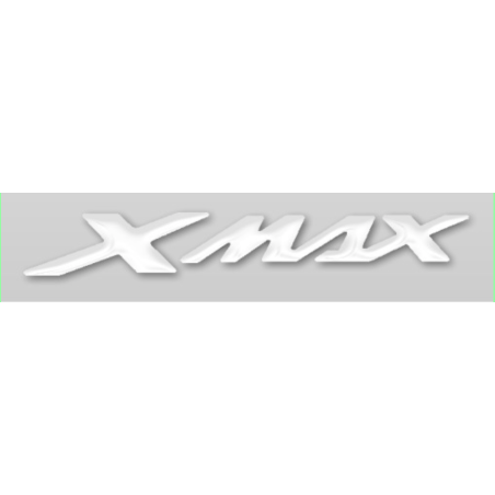 2 ADESIVI/STICKERS 3D SCRITTA XMAX compatibili per SCOOTER YAMAHA X MAX 2010-2024