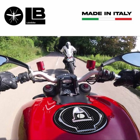 Adhesivo protector tapa depósito 3D compatible con motos Ducati Streetfighter
