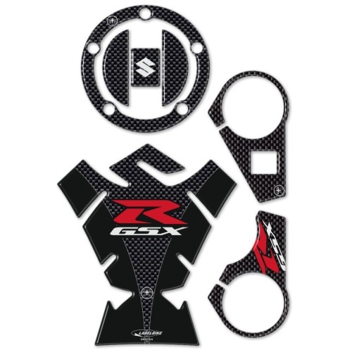 kit ADESIVI 3D PROTEZIONI compatibili per MOTO SUZUKI GSXR 1000 dal 2009 al 2016