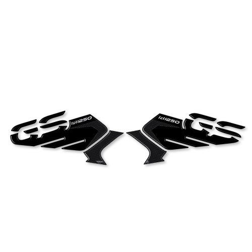 2 3D-GEL-Harz-Aufkleber, Seitenschutz, kompatibel für BMW GS R1250 Motorrad