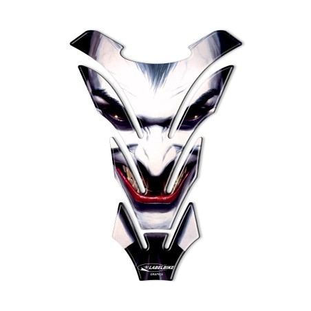 IMPERDIBLE ALMOHADILLA DE DEPÓSITO JOKER - PEGATINAS DE DEPÓSITO DE MOTO BATMAN en RESINA 3D
