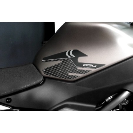KIT DE PEGATINAS DE RESINA 3D PROTECCIONES compatibles para motos NINJA 650 KAWASAKI de carbono