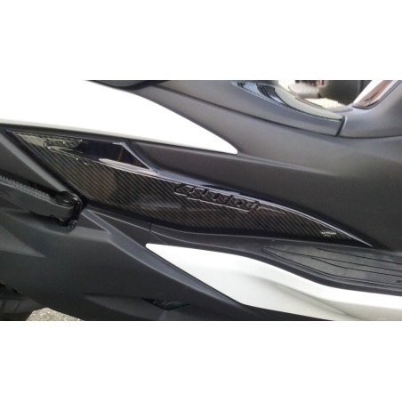 2 PROTECCIONES PIES DE PASAJERO gel 3D compatibles para SUZUKI BURGMAN 400 2017-2023
