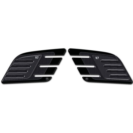 2 PROTECCIONES LATERALES DE DEPÓSITO 3D compatibles con MOTO GUZZI V7 NUEVO