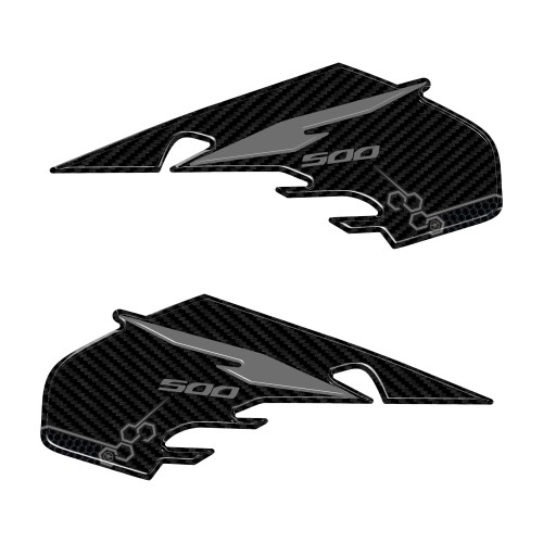 Adesivi Protezioni Laterali serbatoio moto compatibili con Honda Hornet 500 2024