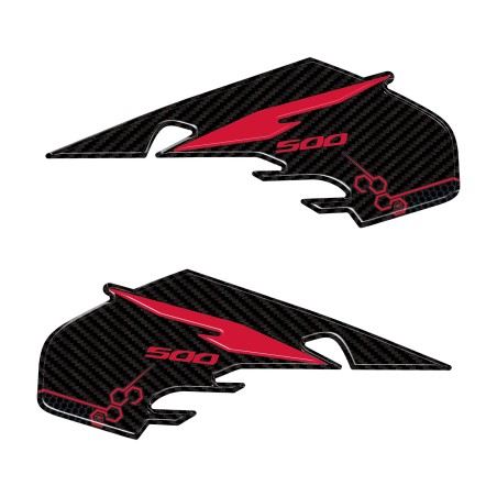 Adesivi Protezioni Laterali serbatoio moto compatibili con Honda Hornet 500 2024