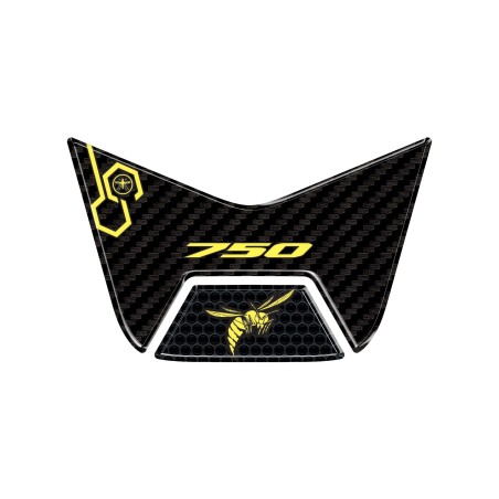 Adesivo resinato 3D Protezione codino moto compatibile con Honda Hornet 2023-2024