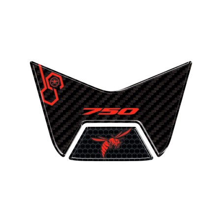 Adesivo resinato 3D Protezione codino moto compatibile con Honda Hornet 2023-2024