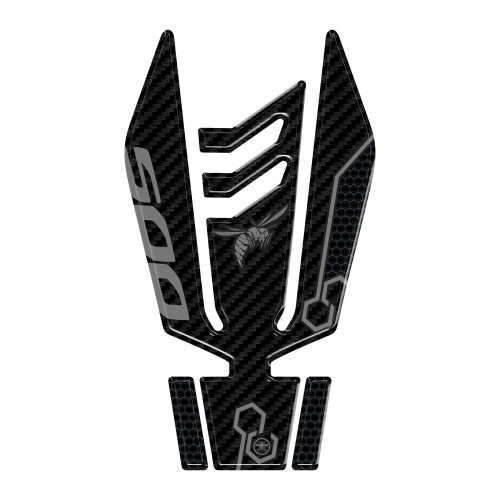 Paraserbatoio moto Adesivo Protezione 3D compatibile con Honda Hornet 500 2024