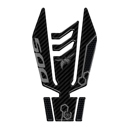 Paraserbatoio moto Adesivo Protezione 3D compatibile con Honda Hornet 500 2024