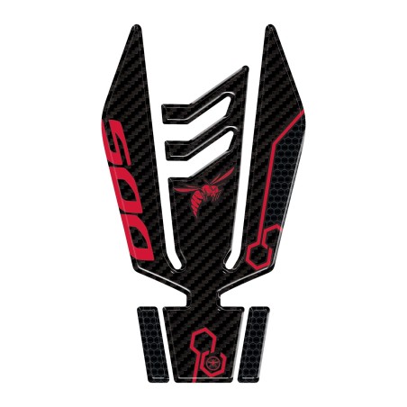 Paraserbatoio moto Adesivo Protezione 3D compatibile con Honda Hornet 500 2024